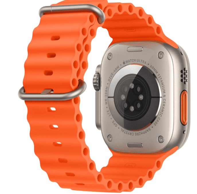 Apple Watch Ultra 2 GPS + Cellular – 49mm Orange Ocean Band - Image 4