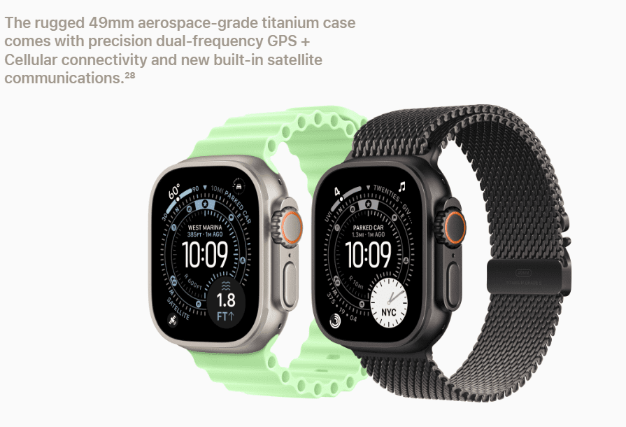 pple Watch Ultra 3 GPS + Cellular – 49mm Black Titanium c/ Bracelete Preta - Image 4