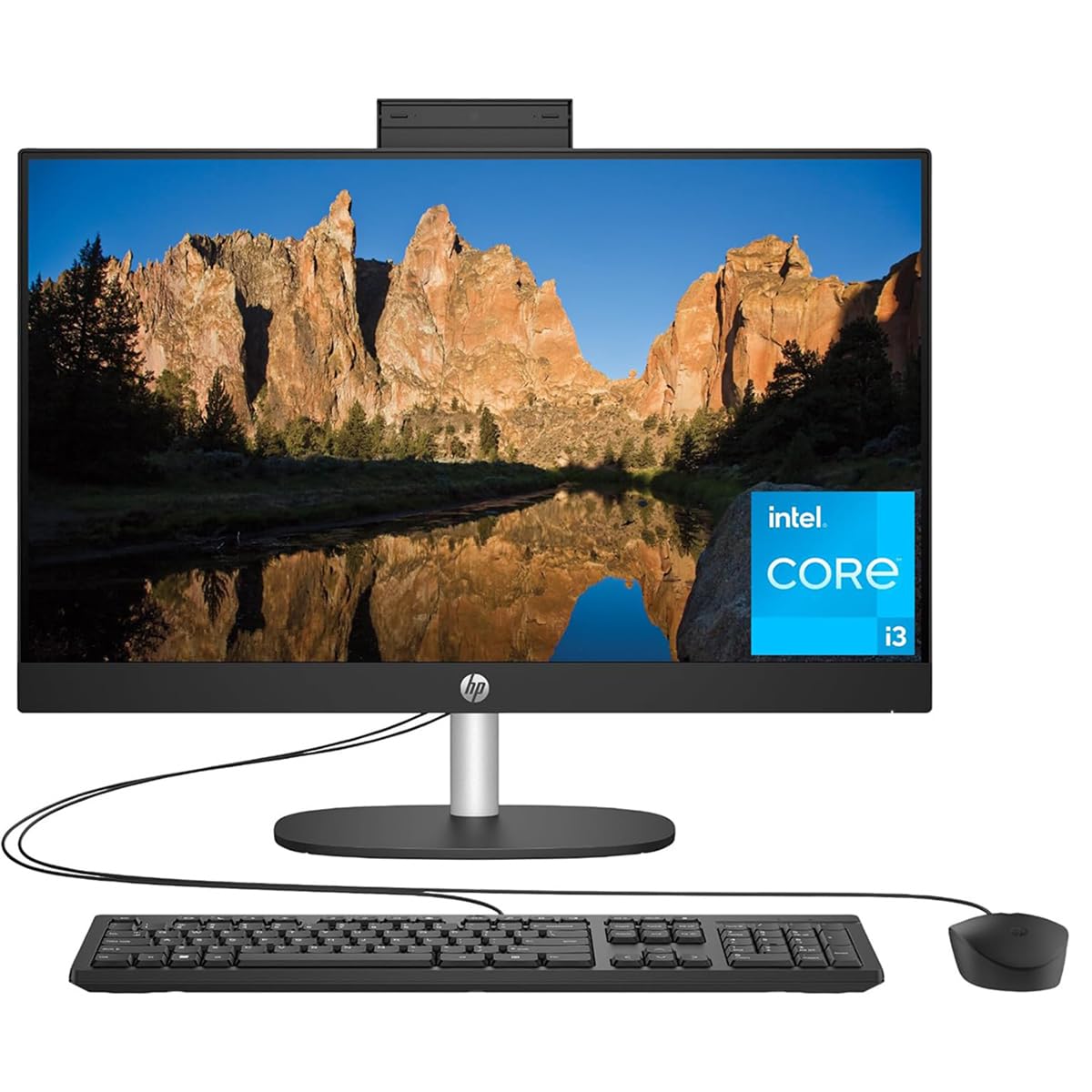 PC HP AIO 23.8" FHD I3-N300 8G 512 SSD W11H