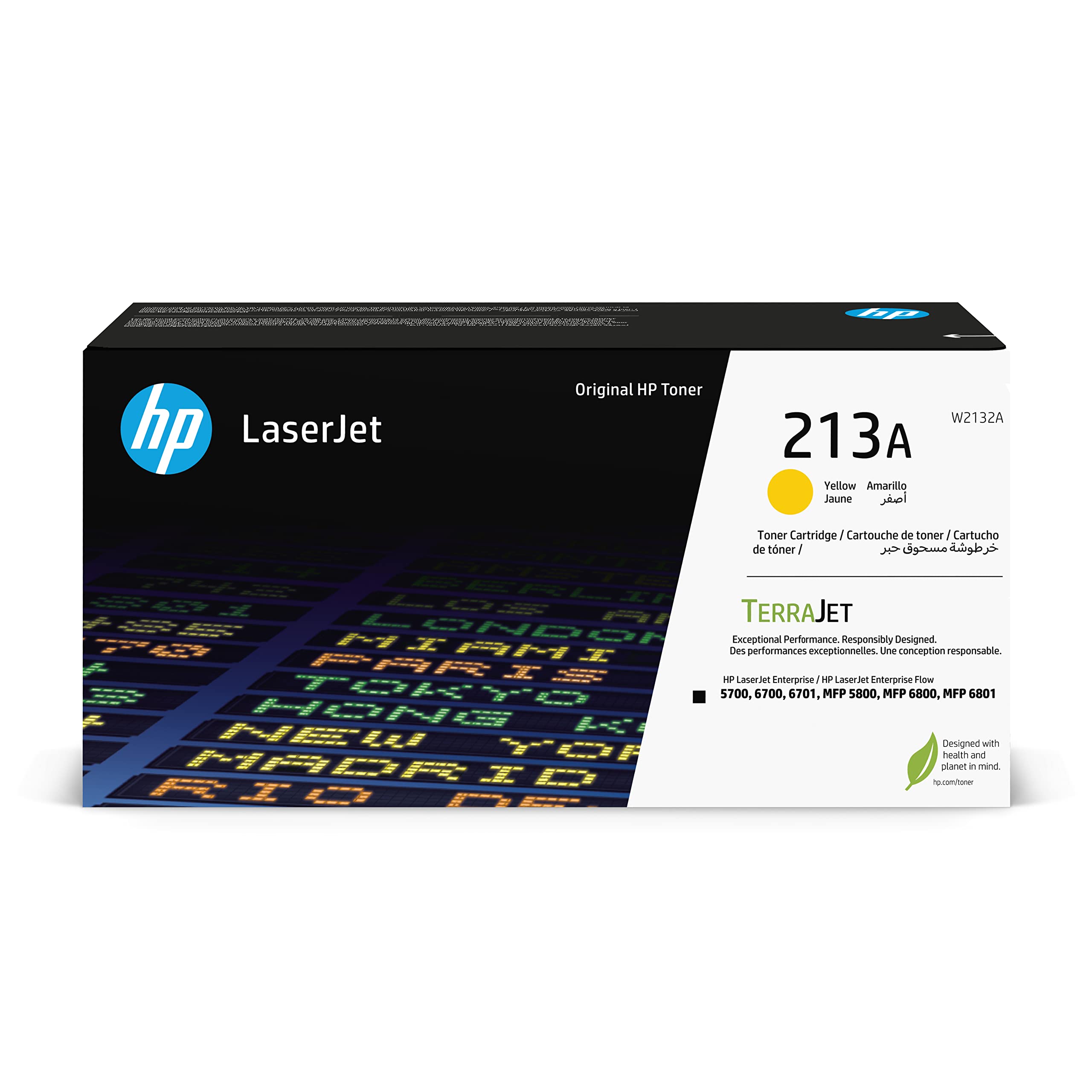 TO HP 213A AMARELLO LJ ENT 5700; 5800; 6700; 6701; 6800; 6801 (3,000 PAG)