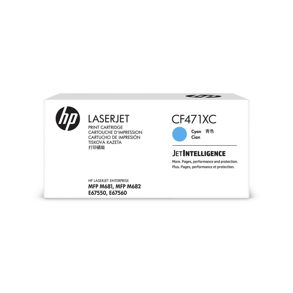 .TO HP CF471XC CONTRACT M680 CYAN
