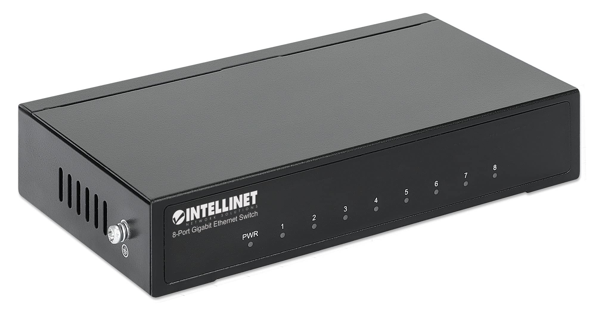 SWITCH 8 MANHATTAN 10/100/1000 GIGABIT PLASTICO BRANCO