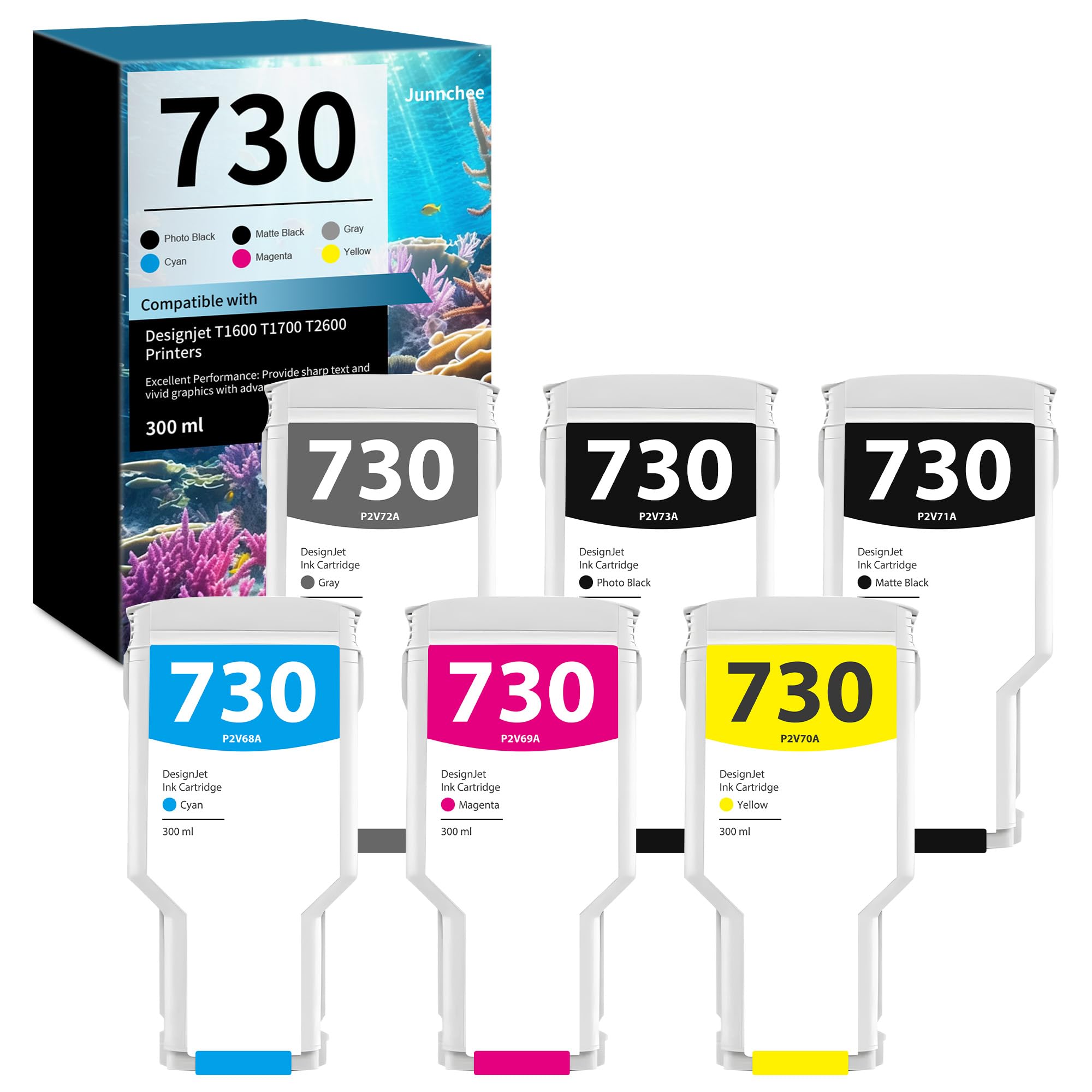 TH 730 P2V73A PHOTO PRETO PLOT T1600 / T1700 / T2600 300ML
