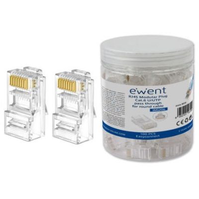 Fichas RJ45 Cat6 Ewent EasyConnect IM1206