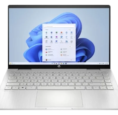 Portátil convertível HP Pavilion x360 14 prateado