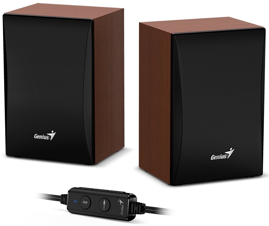Colunas Genius SP-HF380BT madeira