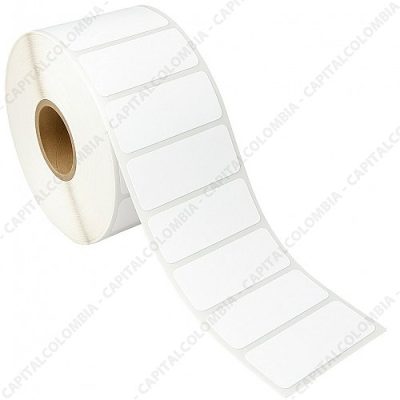 Imagem ilustrativa - Rolo de etiquetas térmicas 50x25 mm branco
